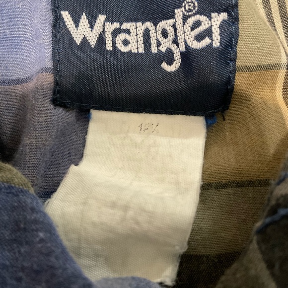 ✨3/$20✨ Wrangler Men's Western Pearl Snap Plaid Shirt - Picture 4 of 6